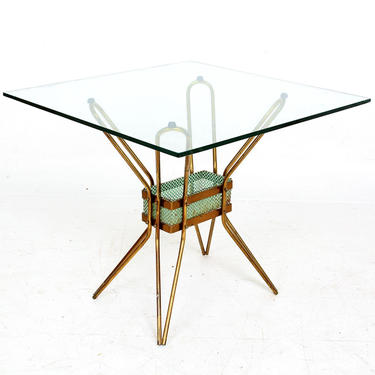 Glamorous Sculptural Side Table Style of Pietro Chiesa Italy 1950s 