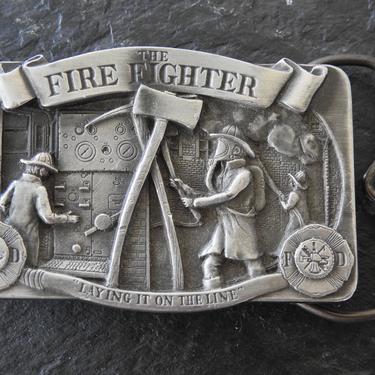 1985 Fire Fighters Buckle 