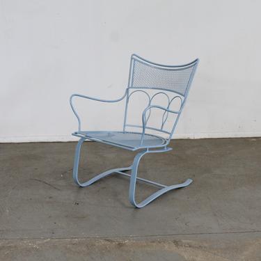 Mid-Century Modern Salterini Springer Rocker Patio Lounge Chair 