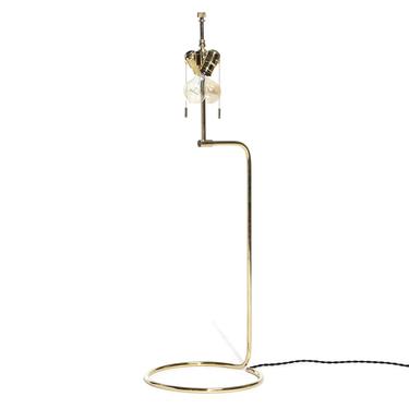 WYETH Original Tall 'Rope' Table Lamp in Polished Bronze