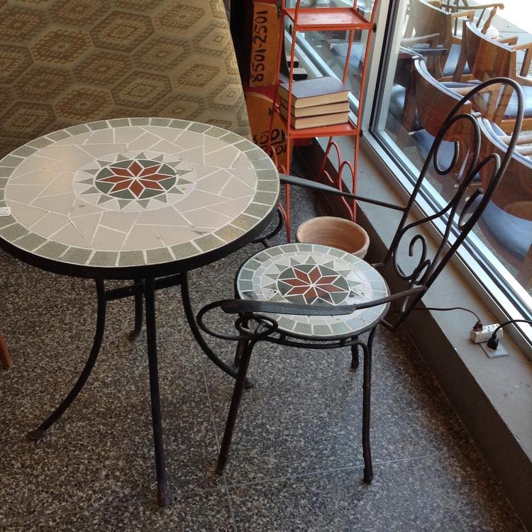 Table + 2 chair set - $150