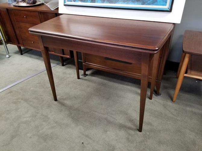 Mid Century Modern Fold Out Console, Antique Folding Dining Table