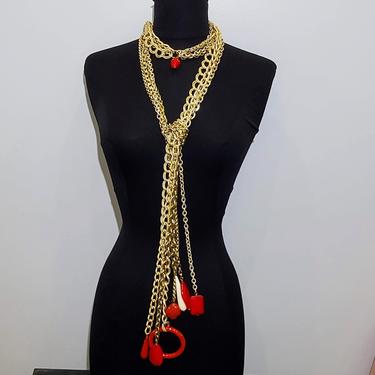 Tie Chains Necklace