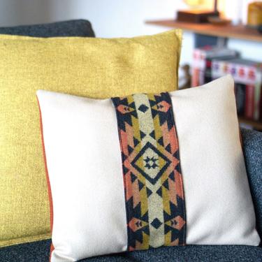 THROW PILLOW Cover - handcrafted with PENDLETON wool - Pueblo Dwelling 