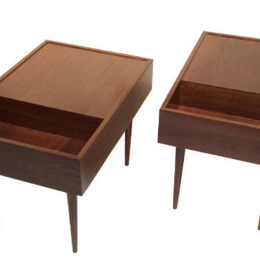 Milo Baughman for Glenn of California End Tables or Nightstands Mid-Century Modern 