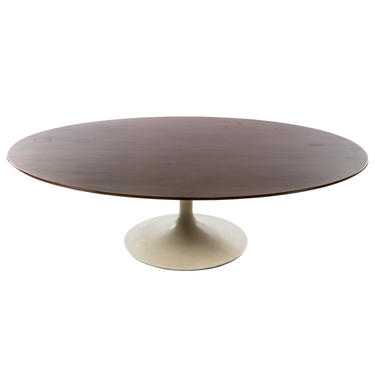 Style of Eero Saarinen Oval Tulip Cocktail Table
