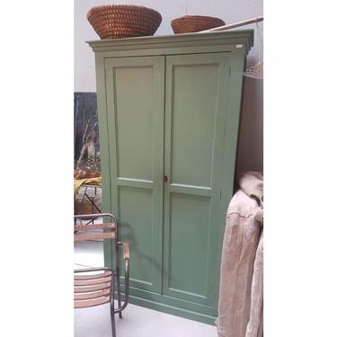Tall Painted Armoire