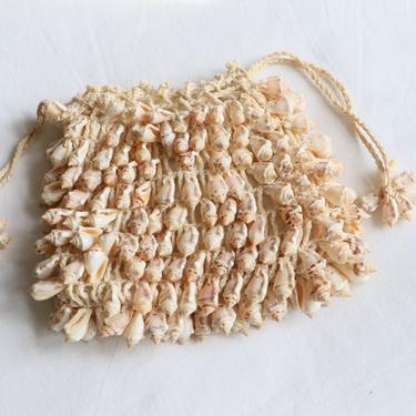 1970s Shell Purse Small Pouch Bag 