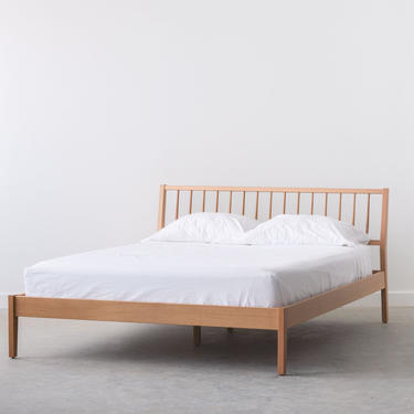 Windsor Bed - Slanted Headboard - Available in other woods 