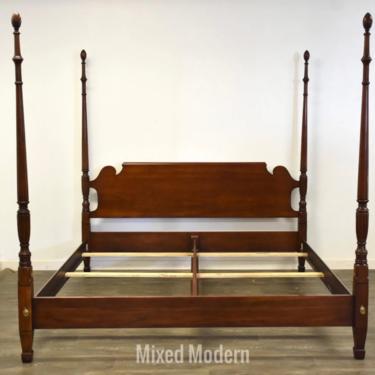Old Towne Cherry King Bed 