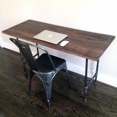 The &amp;quot;Ashburn&amp;quot; Desk - Reclaimed Wood &amp; Pipe 