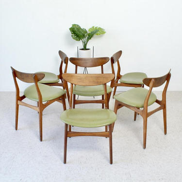 Set of 6 Dining Chairs as Found 