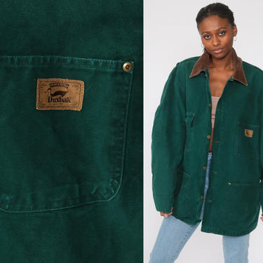 Jean Jacket Denim Jacket USA Work Jacket XL Distressed Blanket Lined Workwear Vintage Dickies Chore Coat Barn Jacket
