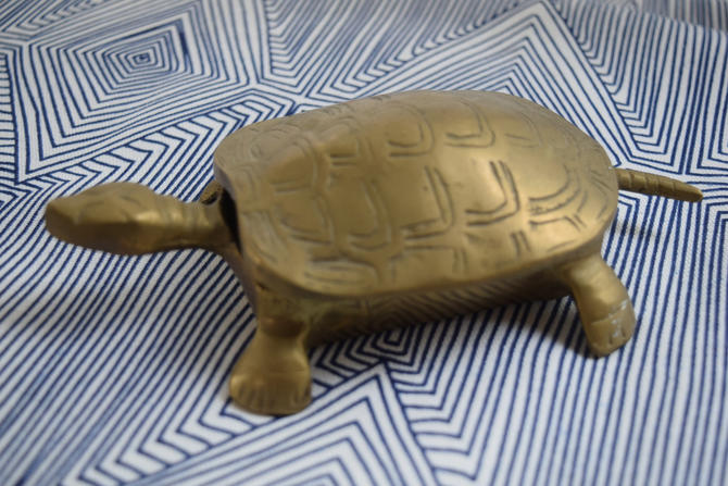 Vintage Turtle Trinket Box
