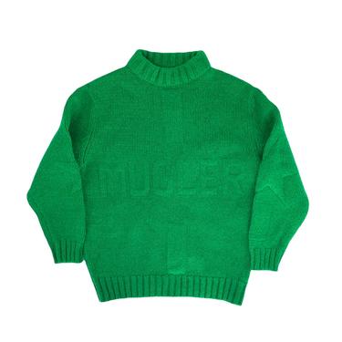 Mugler Green Logo Sweater