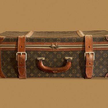 Antique Louis Vuitton Monogram Soft-Sided 60cm Suitcase Charade c. 1970s