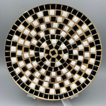 Vintage Mosaic Tile Plate 