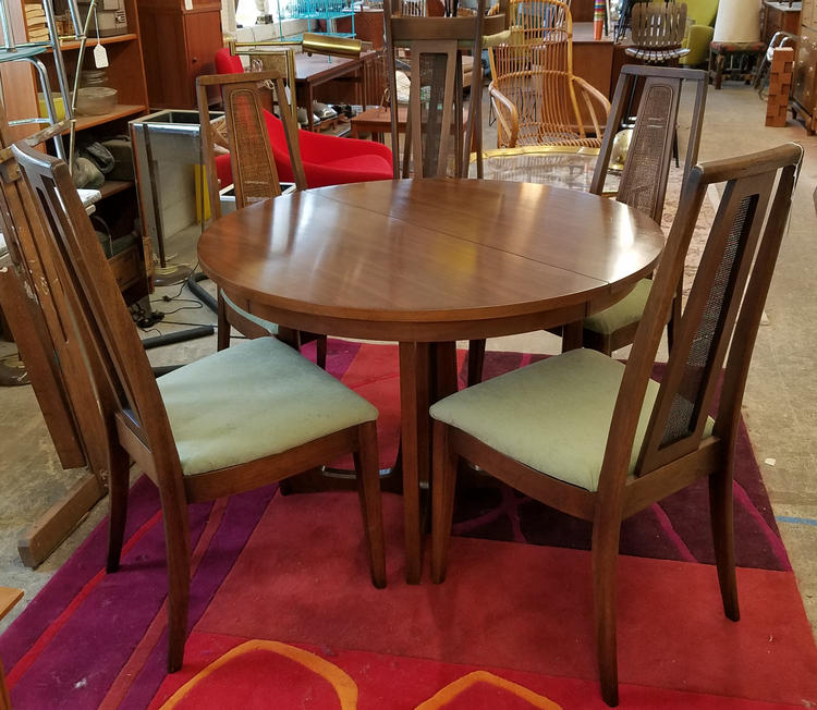 Mid-Century Dining Table And Chairs
