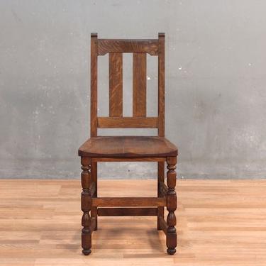 Limbert’s Arts &amp; Crafts Oak Side Chair