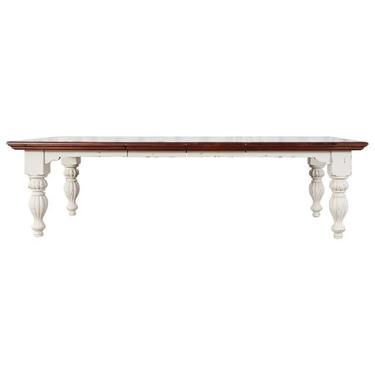 English Victorian Style Farmhouse Harvest Dining Table