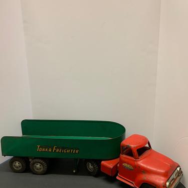 1950s Tonka Toys Freighter Truck Trailer 3 Piece Set 