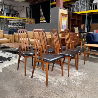 Set of 6 Eva Koefoed Hornslet Dining Chairs