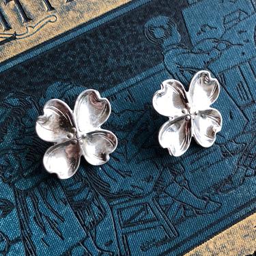 1940s Sterling Dogwood Pins 