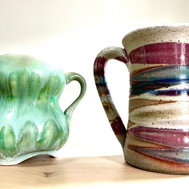 Vintage Hand Thrown Studio Pottery Mugs -  Choice of One 