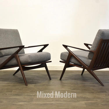 Poul Jensen for Selig Lounge Chairs - A Pair 