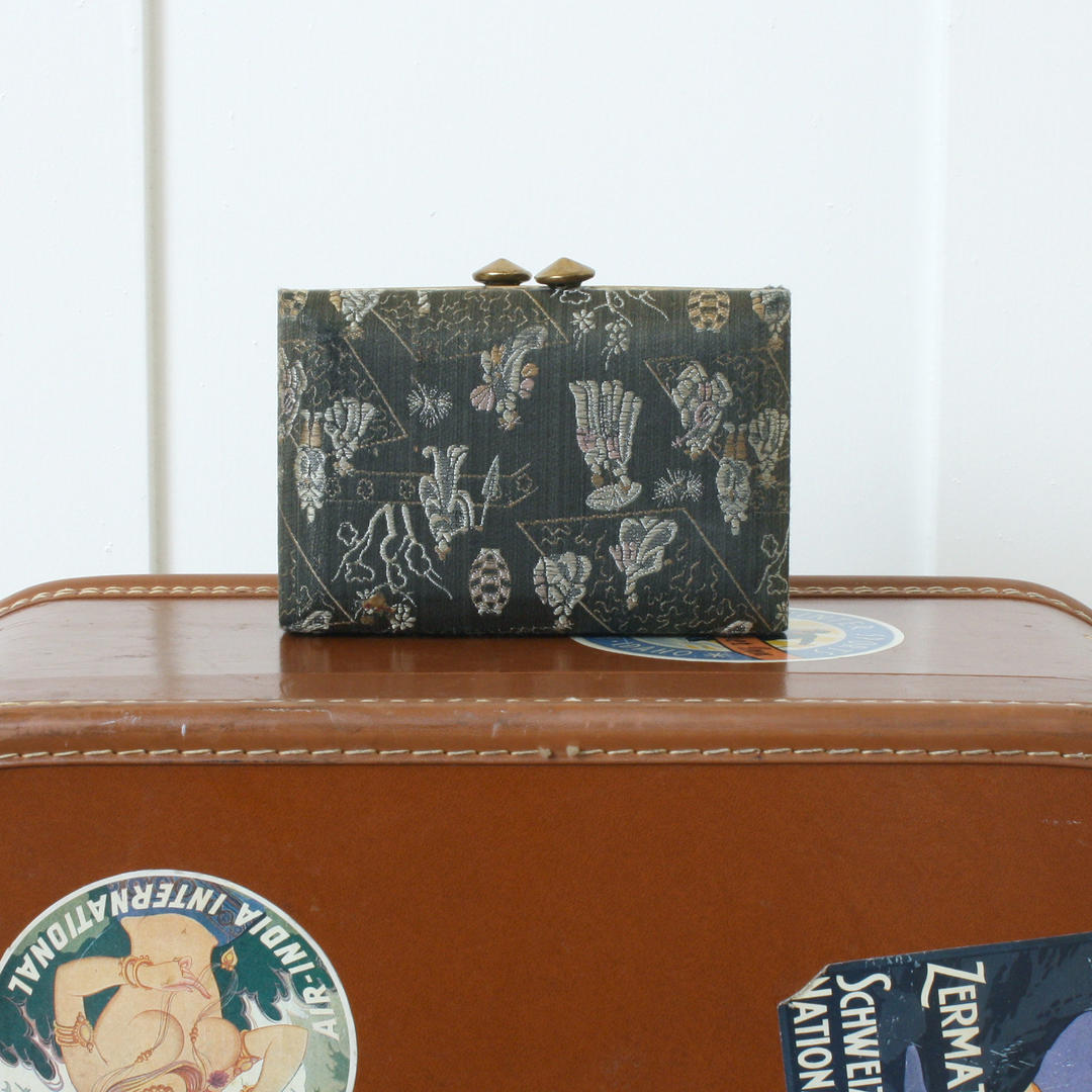 rare vintage 1950s 60s silk Coats & Clark thread case • hard-case ...
