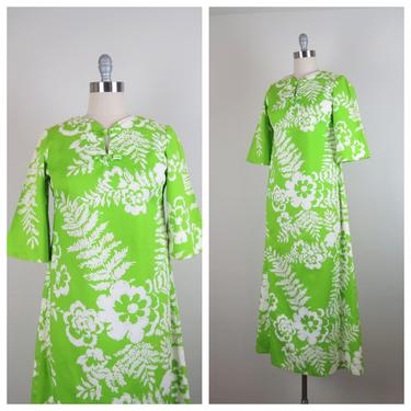 Vintage 1970s Hawaiian muumuu dress, Liberty House, cotton, size medium 