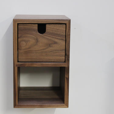 Floating Nightstand / Small / Compact by ImagoFurniture