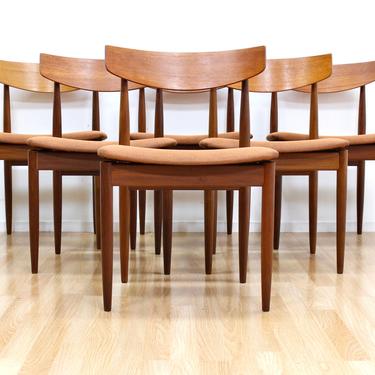 Mid Century Dining Chairs by Kofod Larsen for G Plan Six Set 