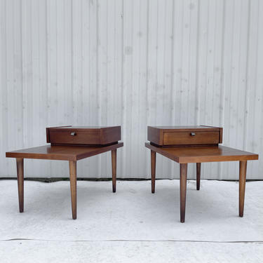 Mid-Century End Tables by Merton Gershun for American of Martinsville 