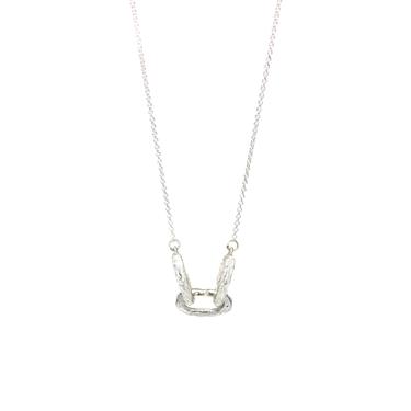 Weathered Chain 3 Link Necklace