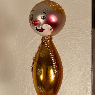 Antique Mouth Blown Holiday Ornament - Columbia (#C3) 