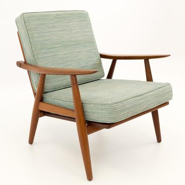 Hans Wegner for Getama GE-270 Danish Teak Mid Century Modern Lounge Chair - mcm 