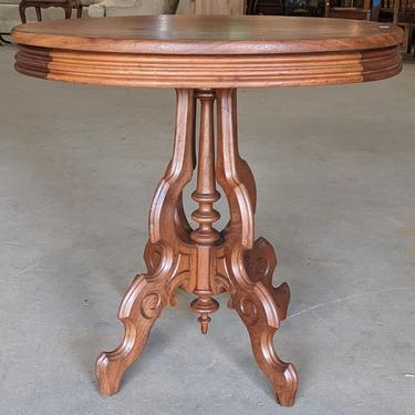 Antique Oval End Table