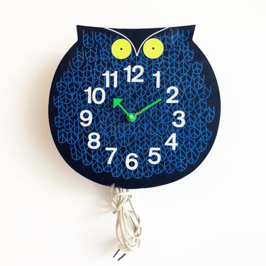 Original George Nelson Omar The Owl Zoo Timer Clock 1965 