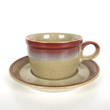 Single Mikasa Potters Art Cup And Saucer, Ben Siebel Replacement Cup And Saucer, Rustic Modern Stoneware 