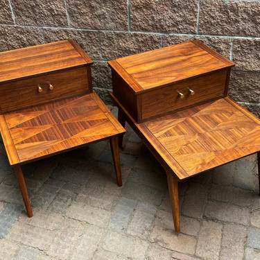 Accent Tables With Marquetry Tops 