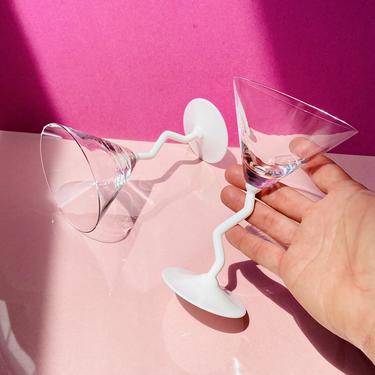 Postmodern Sasaki Malibu Martini Glasses