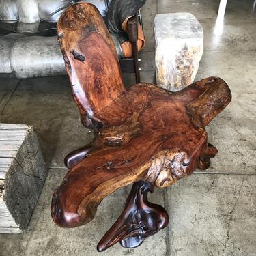 Vintage Walnut Root Chair