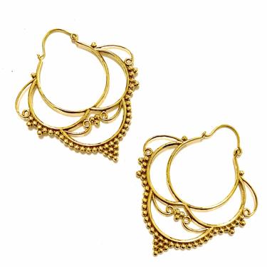 Urbi Brass Earrings