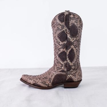 Old Gringo Traditions Brown Genuine Snakeskin Western Boots | UNWORN with Box | Mens Size 10 D | Designer Cowboy, Butter Soft Leather Boots 