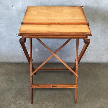 Vintage Dietzgen Stand and Dietzgen Portable Drawing Board