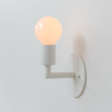 AP Wall Sconce -  A Contemporary Wall Light | Handmade | White Finish | UL Listed 