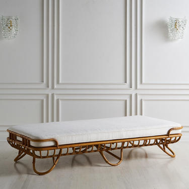 1950's Bamboo Daybed by Rohé Noordwolde