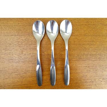 Vintage Hackman Savonia (3) Soup Spoons - Finland - Adolf Babel - 1967 - EXC by TheFeatheredCurator