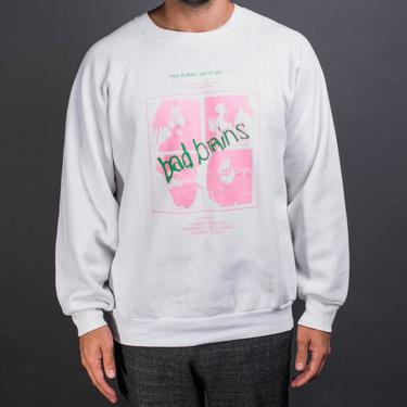 Vintage 1987 Bad Brains Talbert Bullpen University of Buffalo Show Sweatshirt 